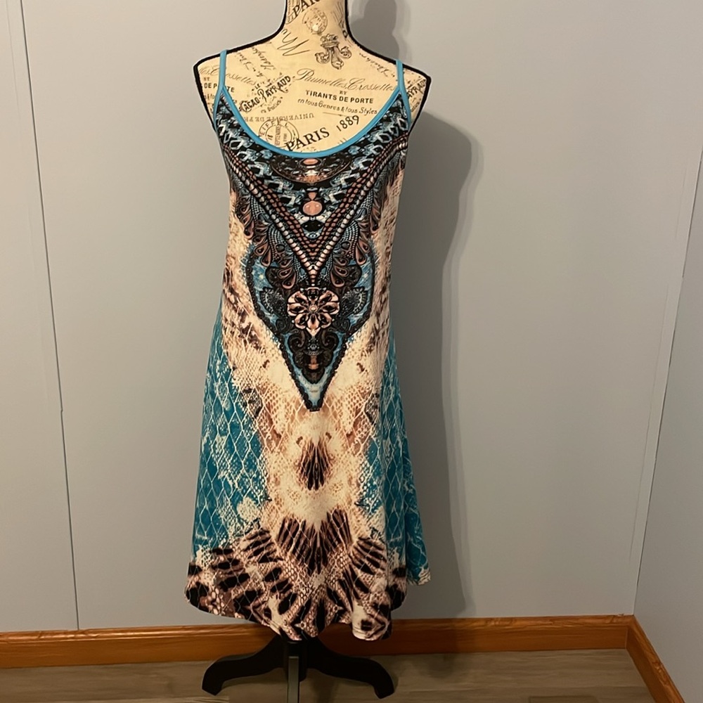 Tribal Inspired Sun Dress, NIB